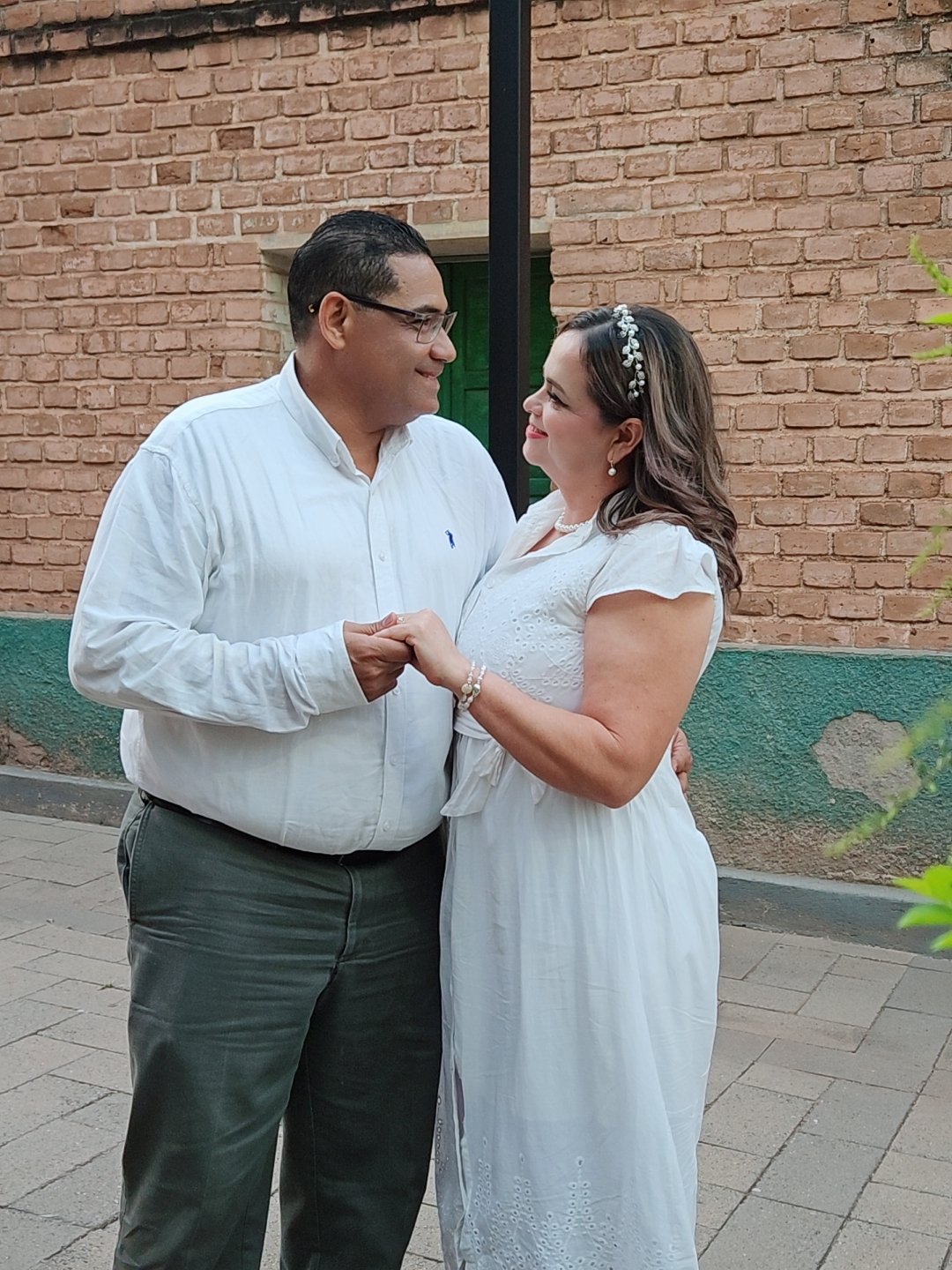 Retrato de Sergio Barahona y Claudia Valenzuela